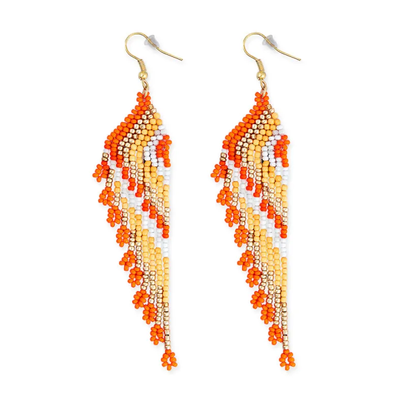 Thunderbird Wing Beaded Earrings sold by Myra Bag