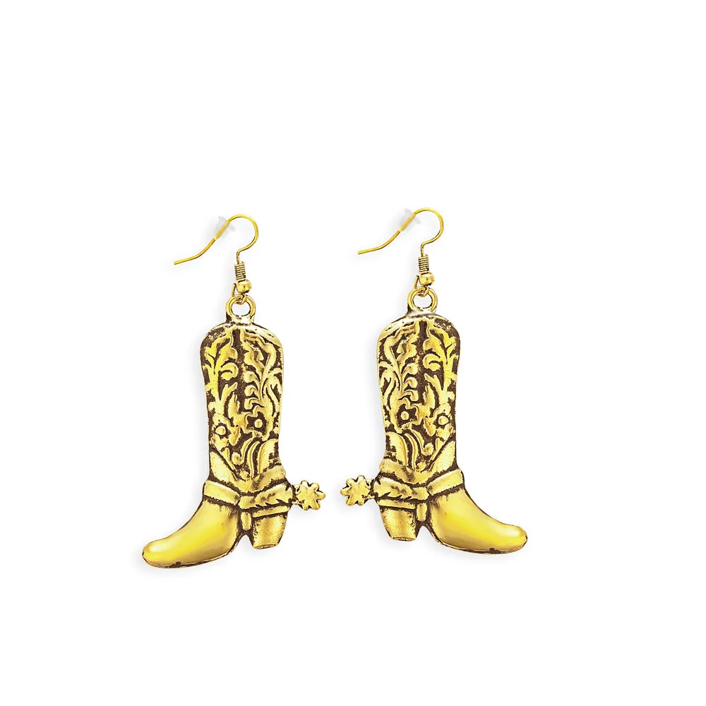 Golden Spur Earrings sold by Myra Bag