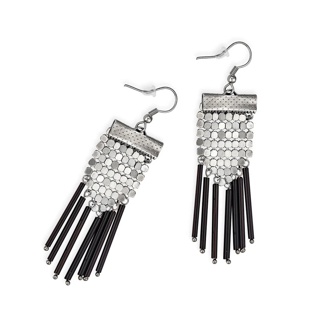 Shaman Mine Earrings In Black sold by Myra Bag product image thumbnail 2