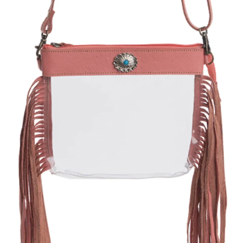 Azura Clear Bag in Pink made by Myra Bag