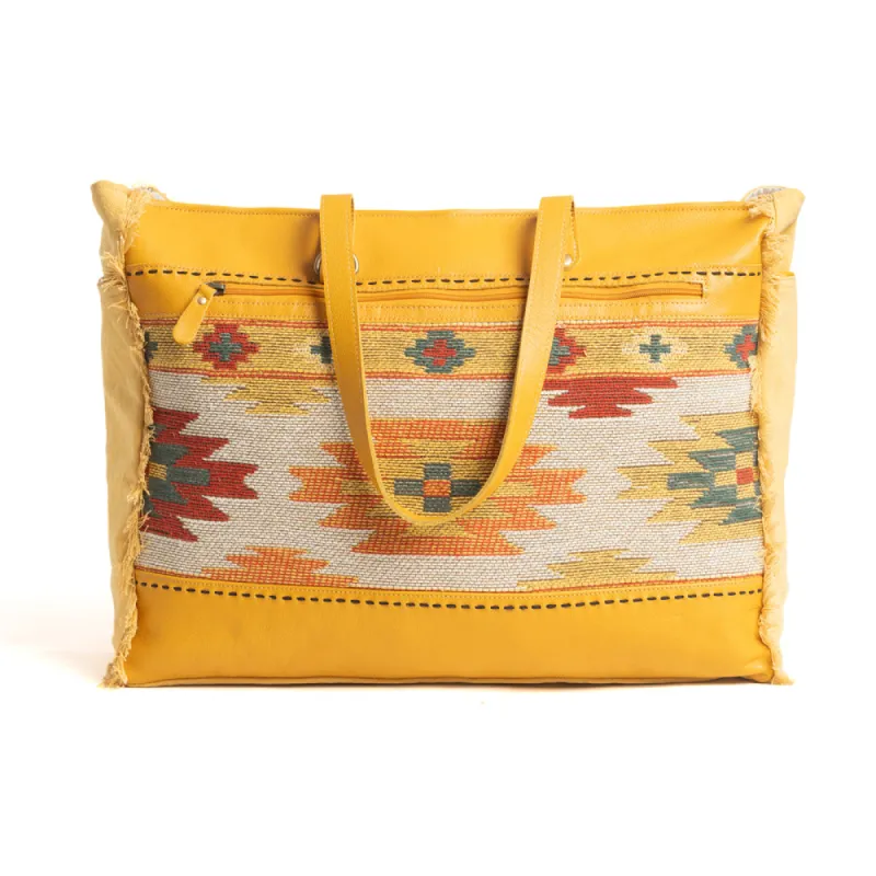 Tierra Fuerte Weekender Bag sold by Myra Bag