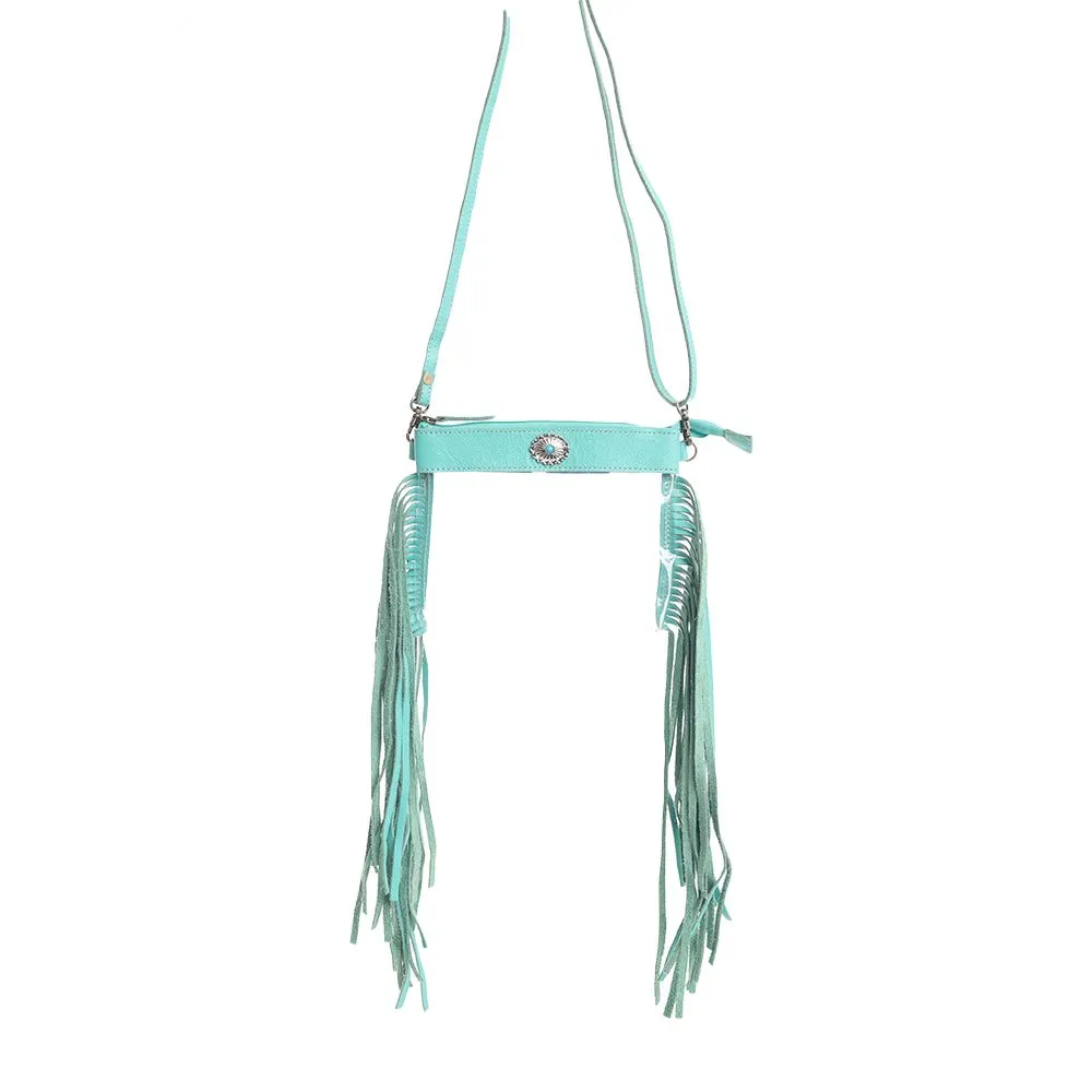 Azura Clear Bag In Teal sold by Myra Bag product image thumbnail 2