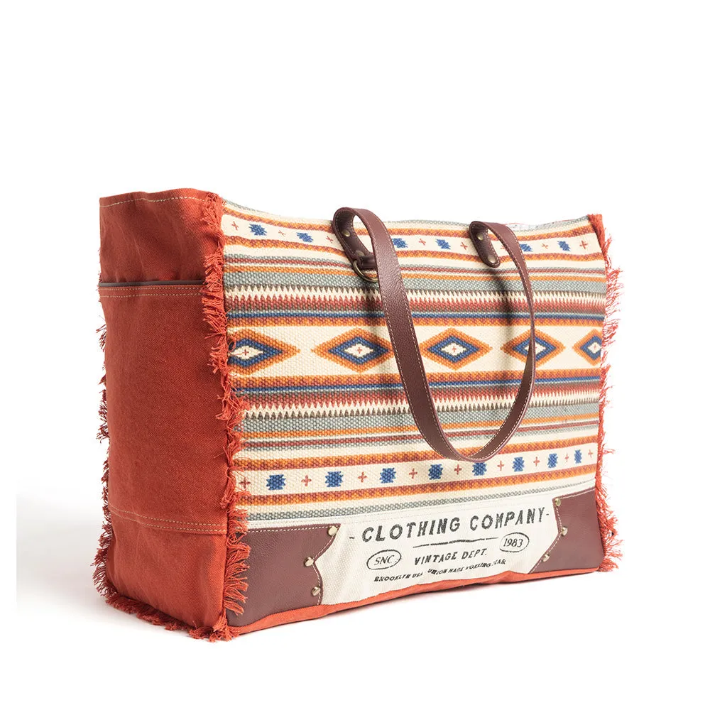 Rio Vintage Clothing Weekender Bag sold by Myra Bag product image thumbnail 2