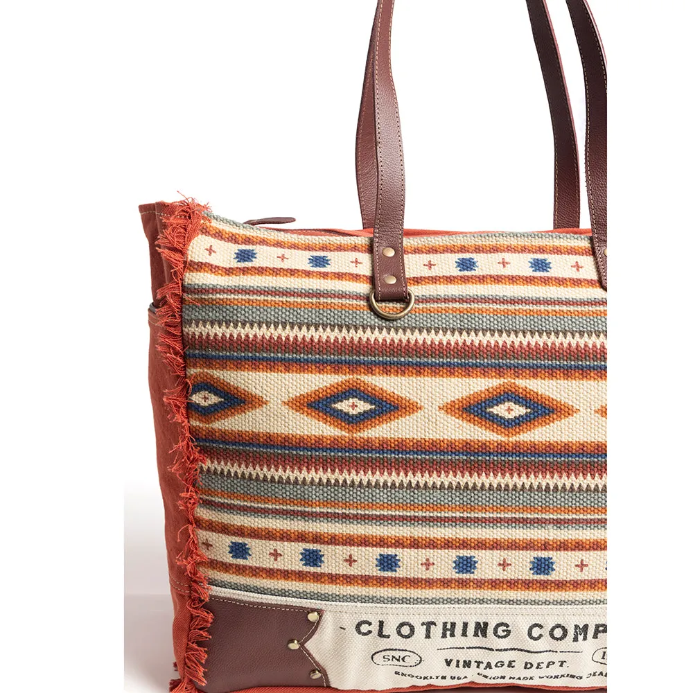 Rio Vintage Clothing Weekender Bag sold by Myra Bag product image thumbnail 3