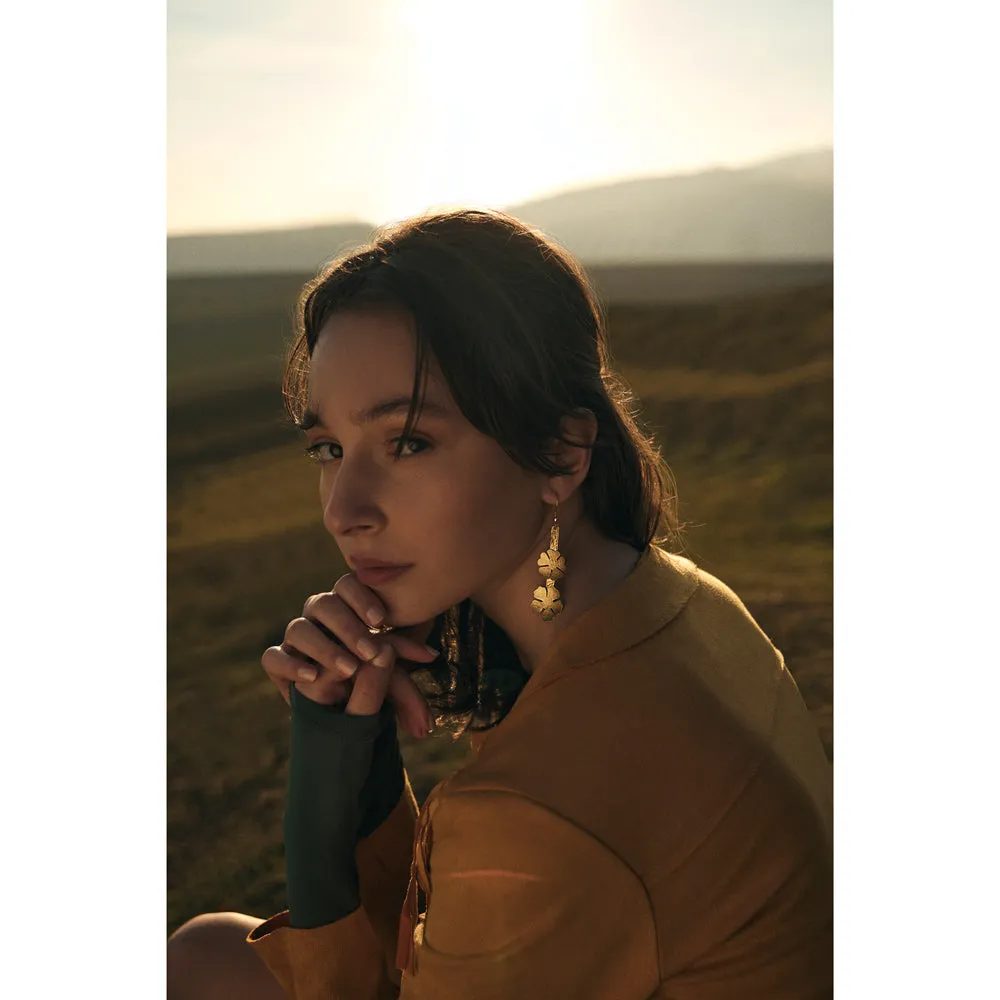 Trail Flower Earrings sold by Myra Bag product image thumbnail 3