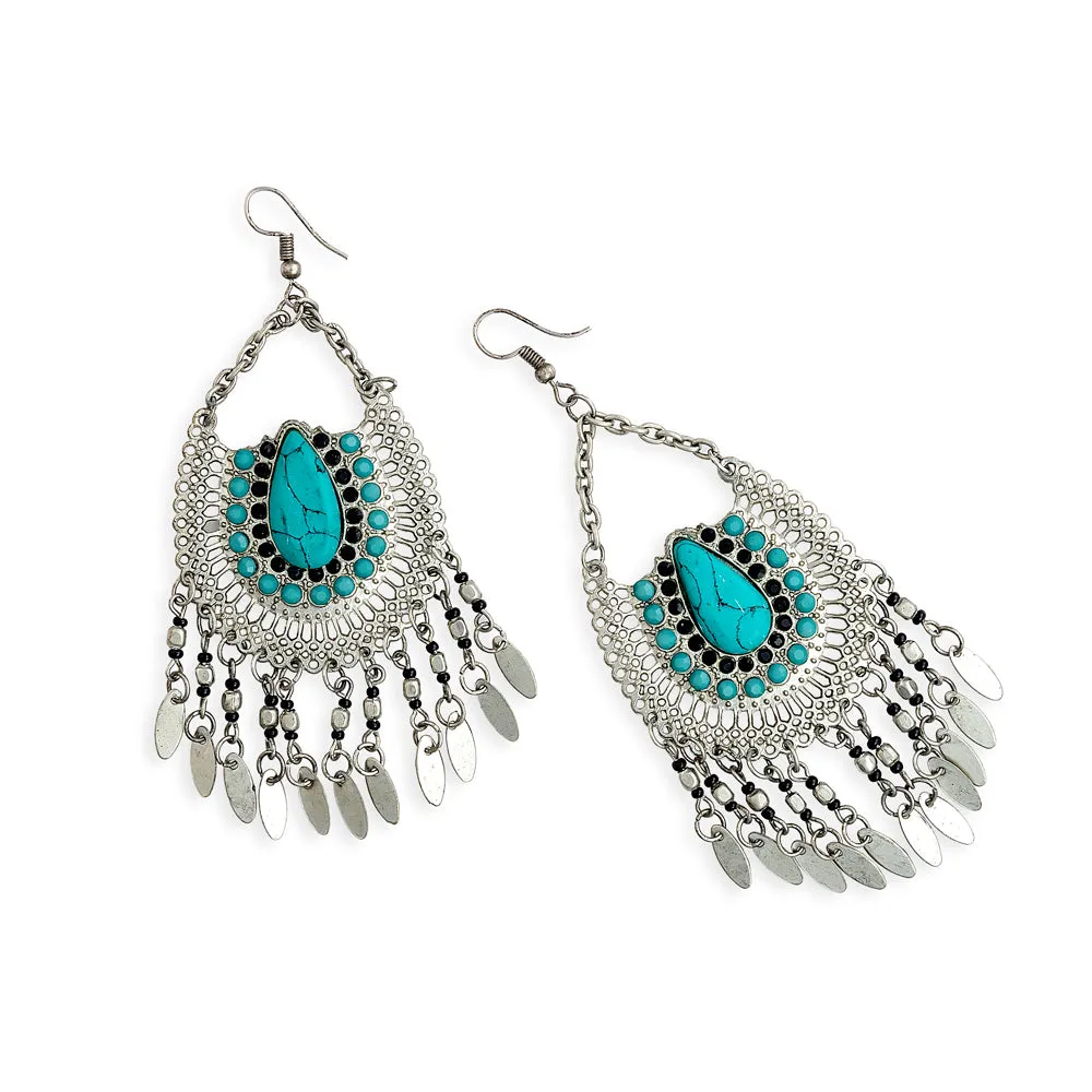 Clarita Silver Earrings sold by Myra Bag product image thumbnail 2