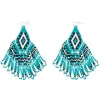 Streaming Light Earrings In Turquoise sold by Myra Bag
