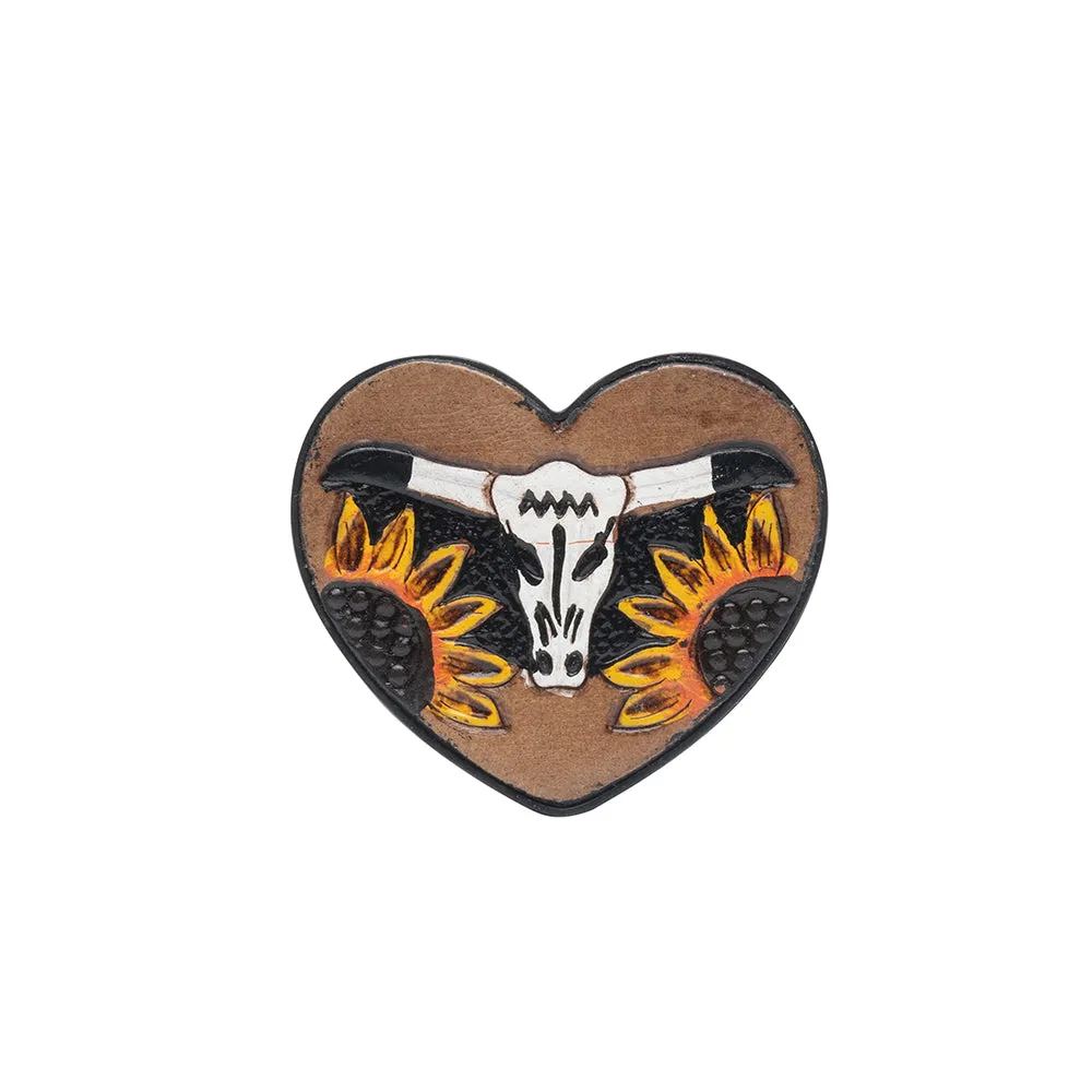 Prairie Memories Hand-tooled Phone Socket sold by Myra Bag