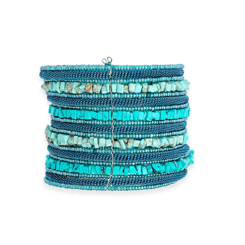 Bull Head Falls Beaded Bracelet sold by Myra Bag