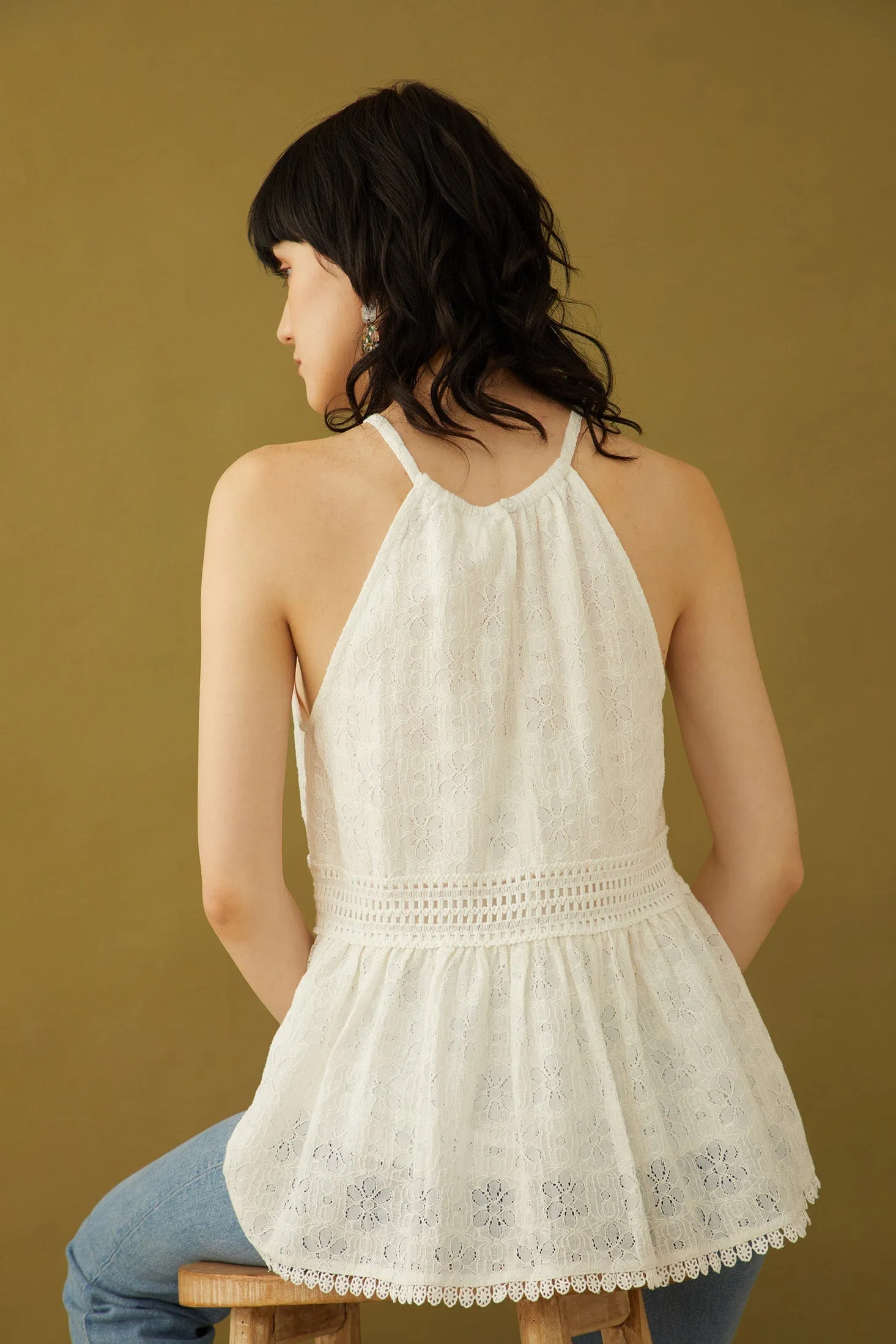 Bohera New Day Halter-Style Pattern Weave Top sold by Myra Bag product image thumbnail 4