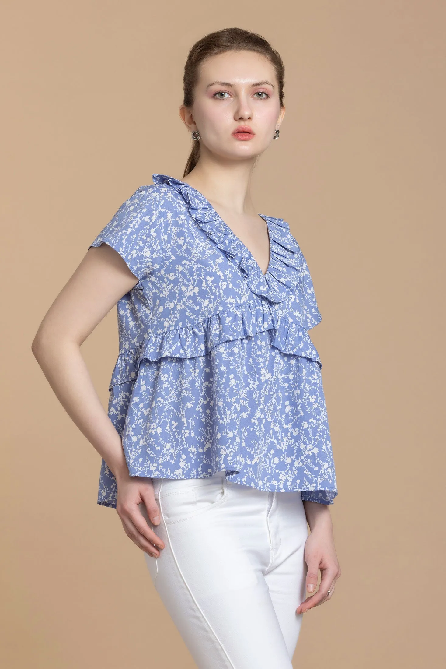 Bohera Ellianna Ruffled Top sold by Myra Bag product image thumbnail 4