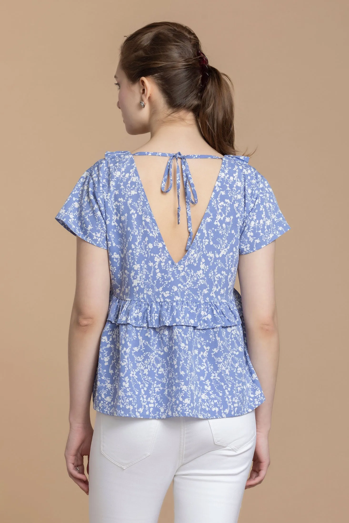 Bohera Ellianna Ruffled Top sold by Myra Bag product image thumbnail 5