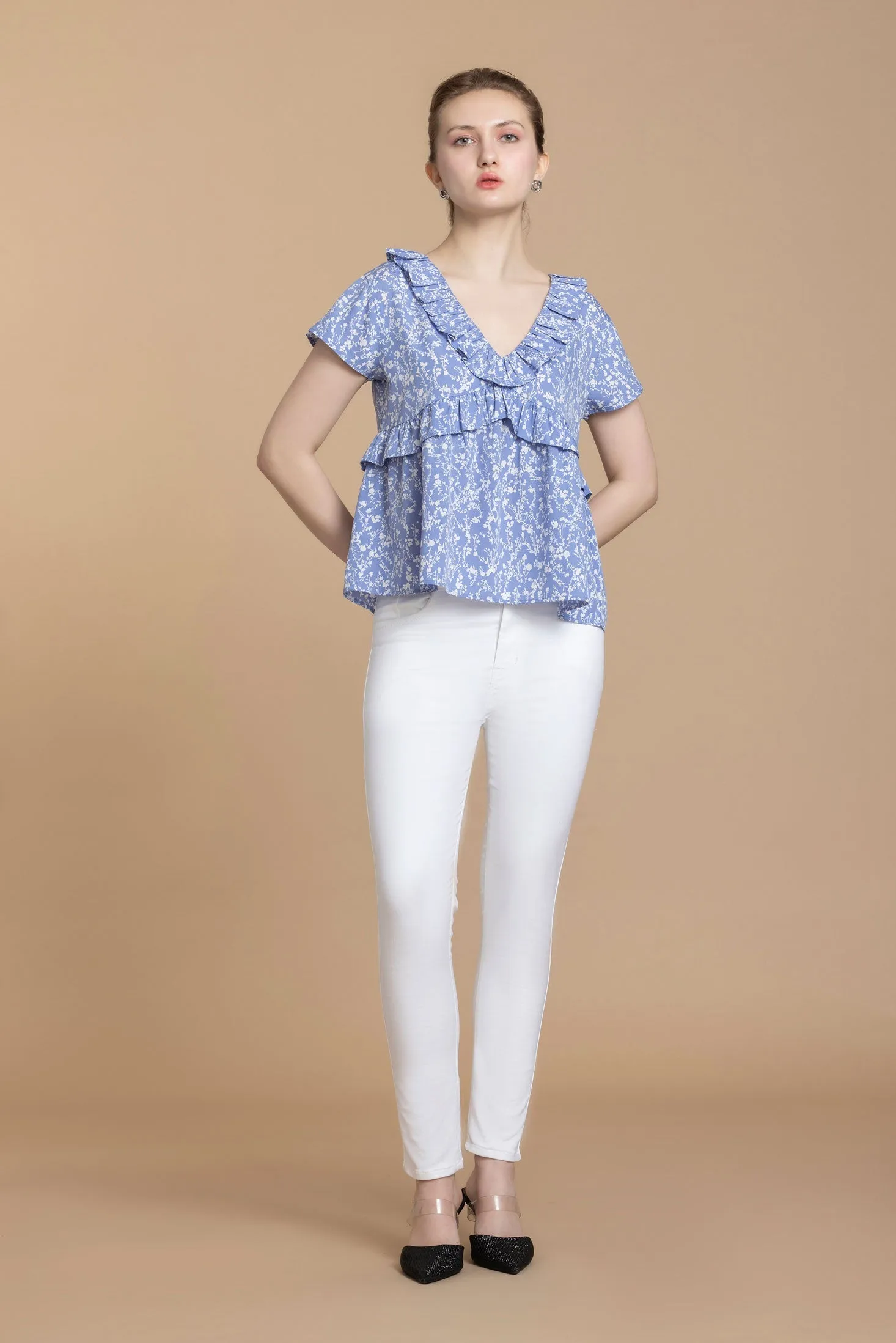 Bohera Ellianna Ruffled Top sold by Myra Bag product image thumbnail 2