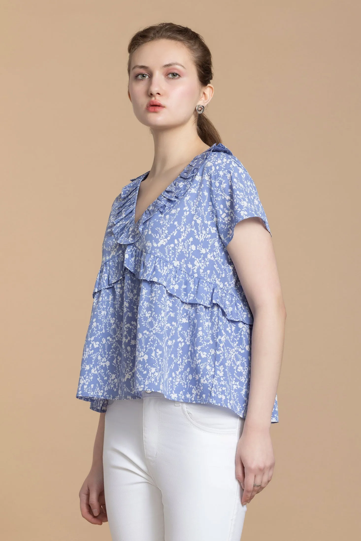 Bohera Ellianna Ruffled Top sold by Myra Bag product image thumbnail 3