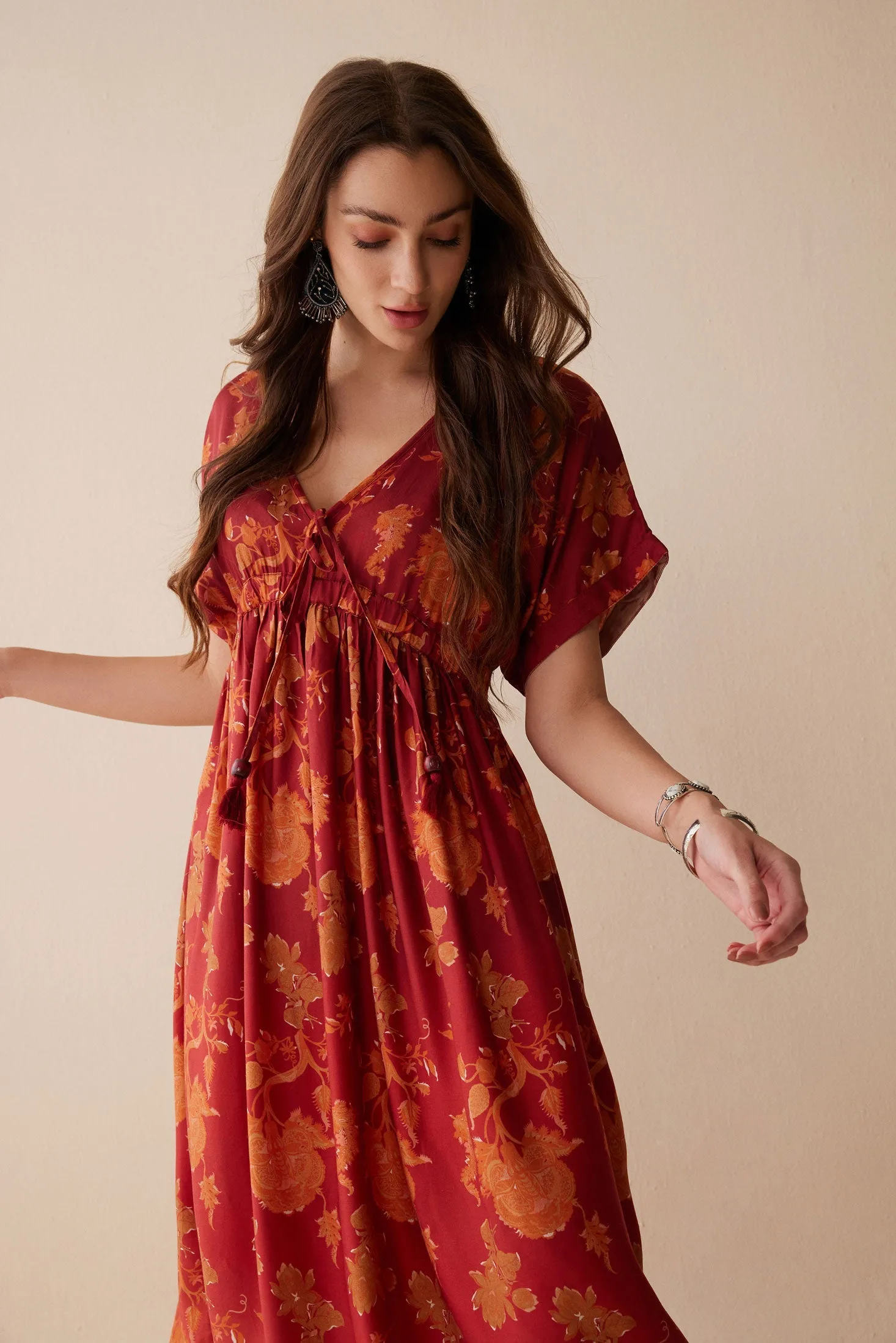 Bohera Krystal Dee Maxi Print Dress sold by Myra Bag product image thumbnail 4