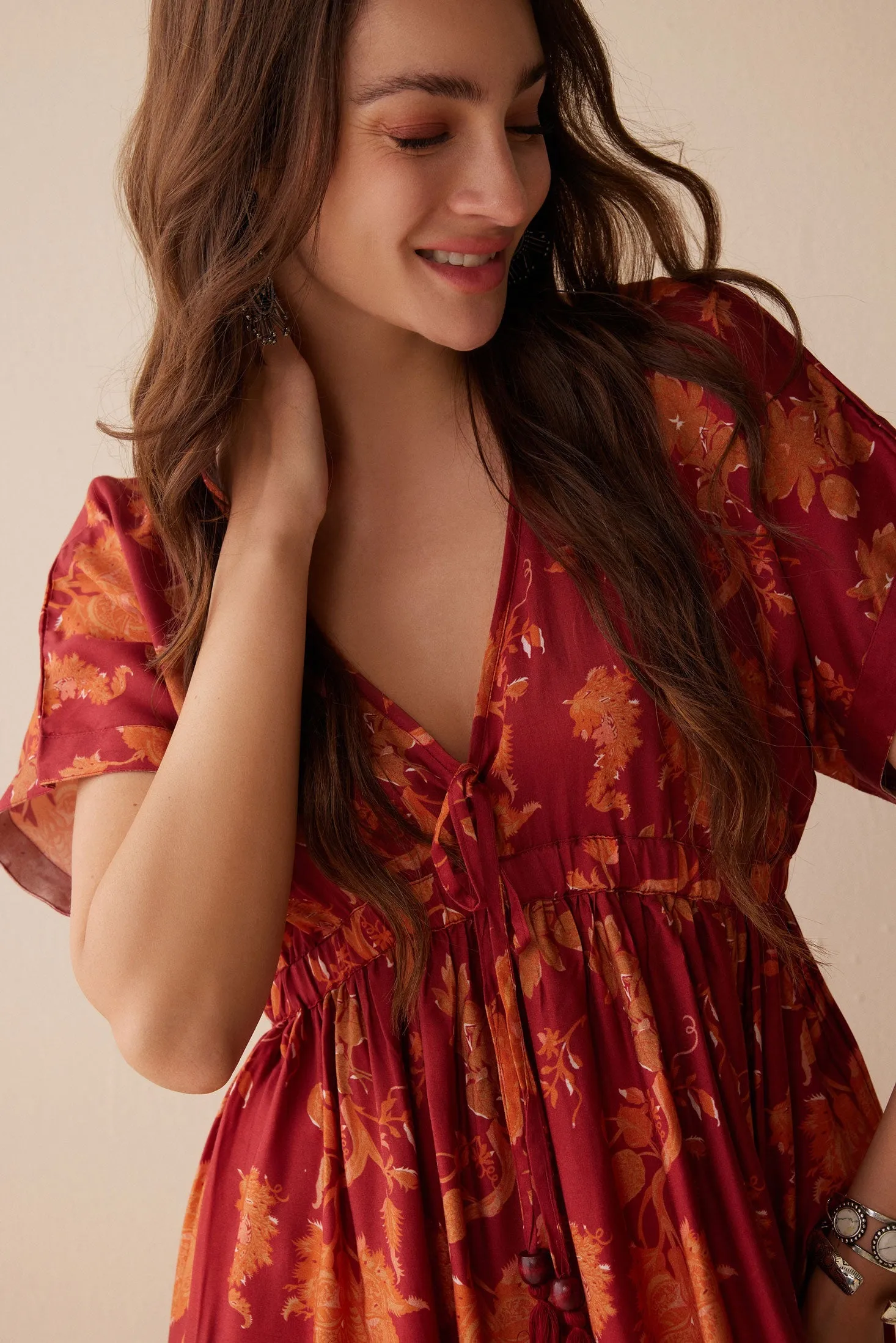 Bohera Krystal Dee Maxi Print Dress sold by Myra Bag product image thumbnail 2