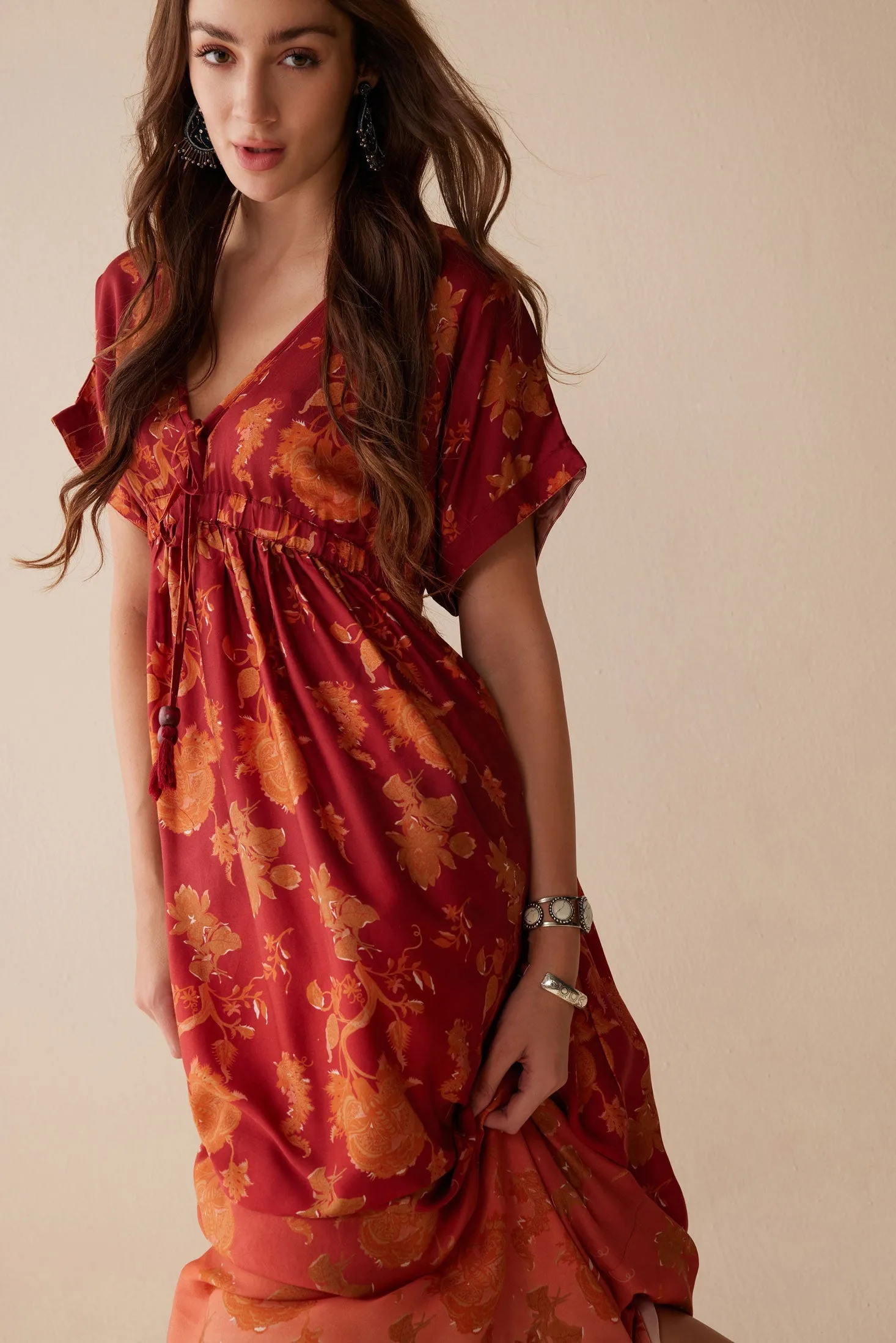 Bohera Krystal Dee Maxi Print Dress sold by Myra Bag product image thumbnail 3