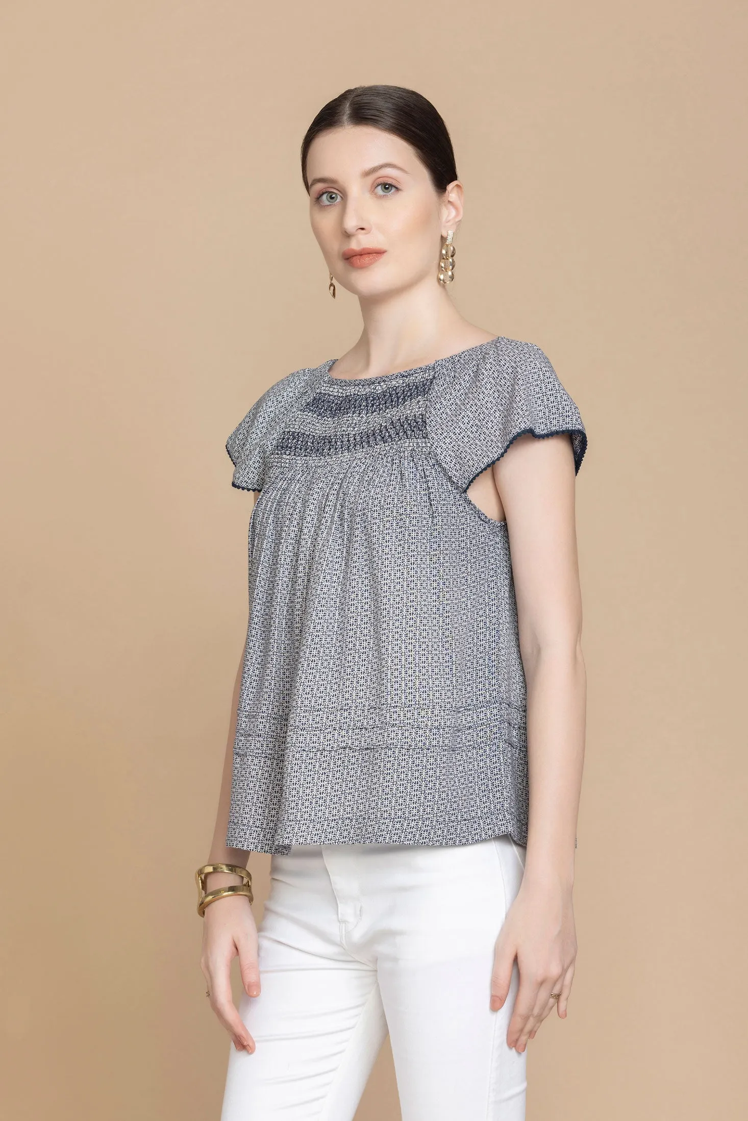 Bohera Hanna Jo Embroidered Top sold by Myra Bag product image thumbnail 3