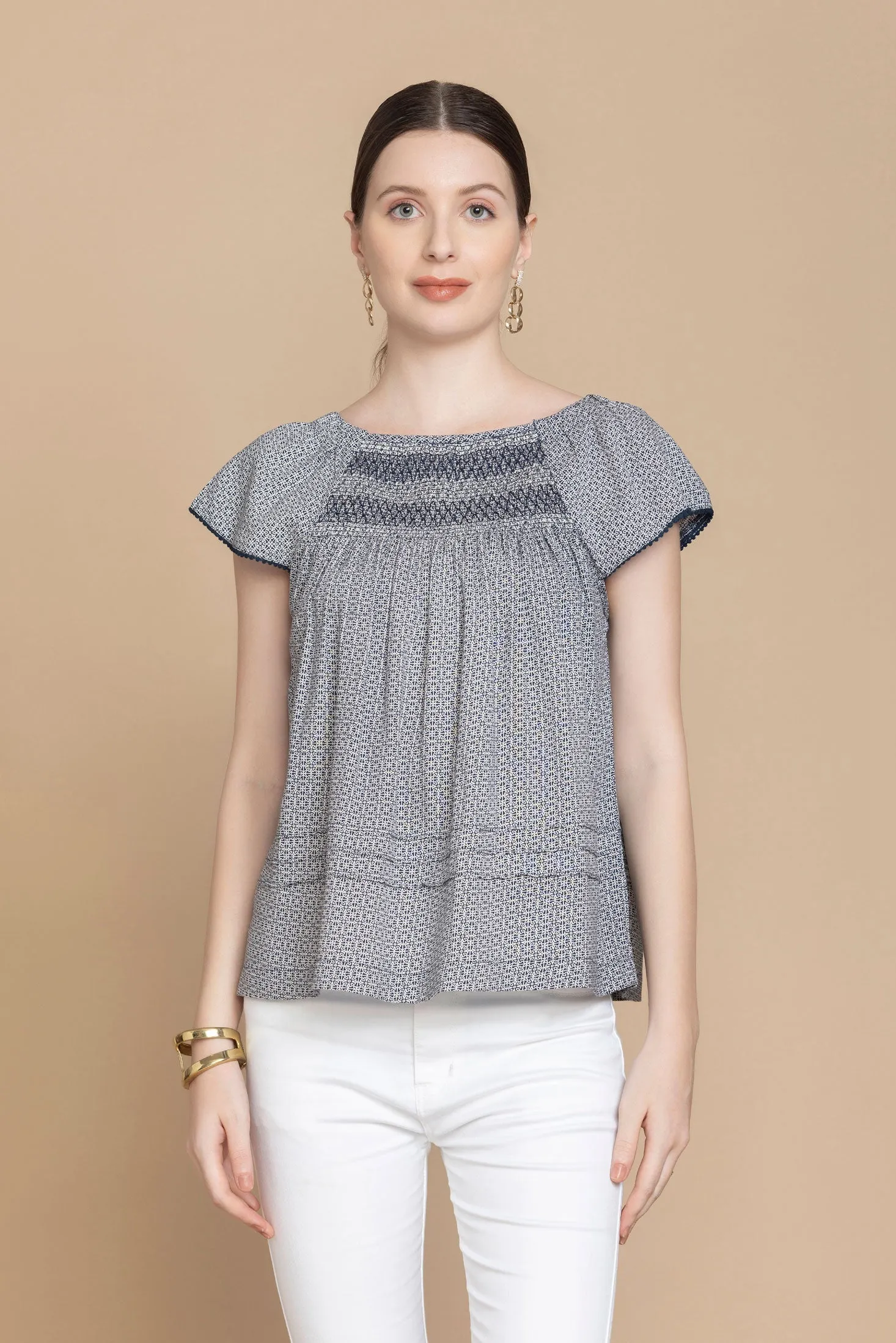 Bohera Hanna Jo Embroidered Top sold by Myra Bag product image thumbnail 4