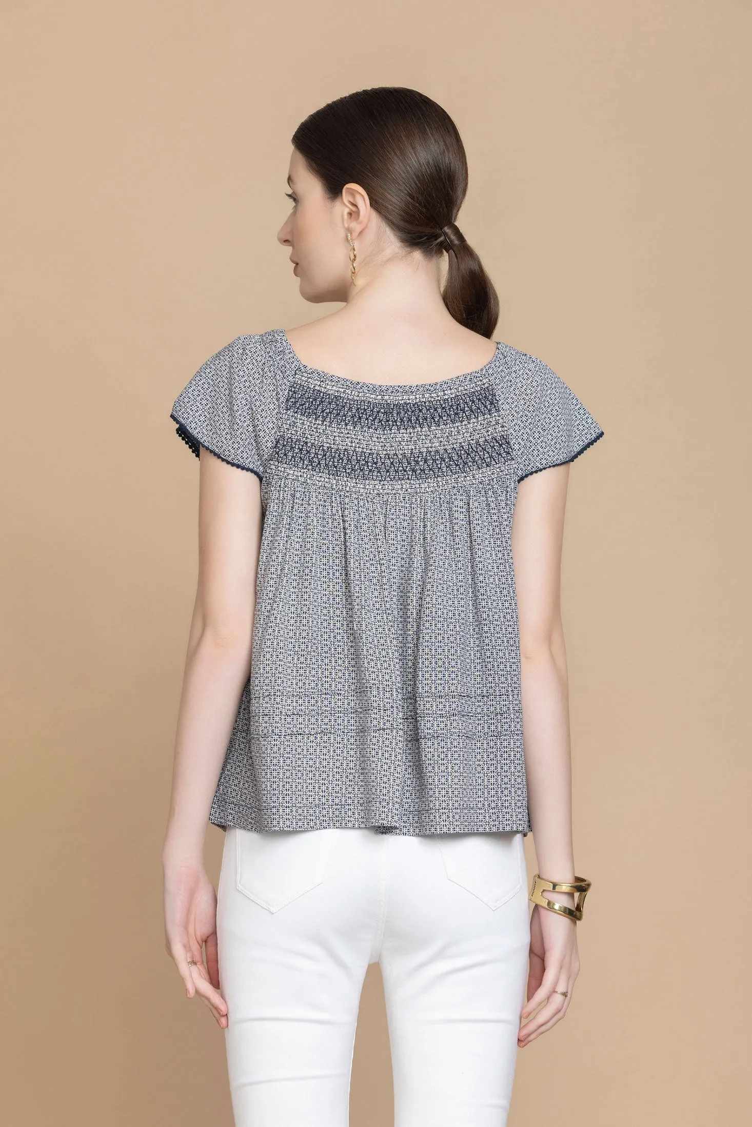 Bohera Hanna Jo Embroidered Top sold by Myra Bag product image thumbnail 5