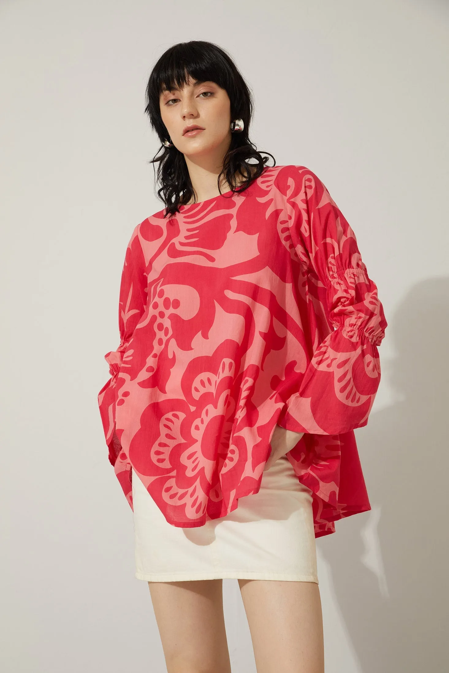 Flora Daye Round Neck Flare Sleeve Top sold by Myra Bag product image thumbnail 2