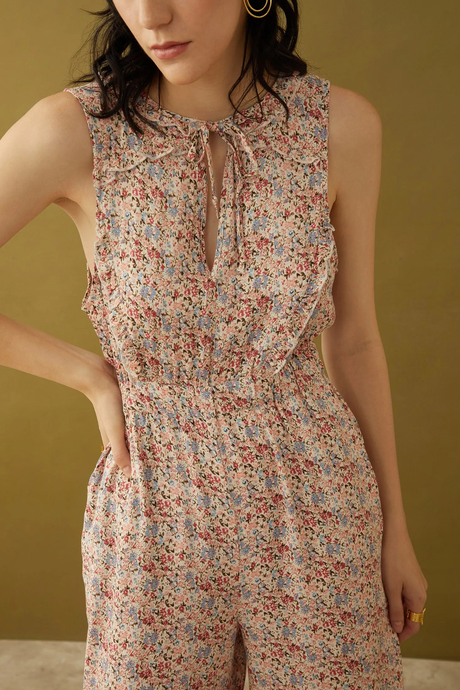 Bohera Nakoa Floral Ruffle Jumper sold by Myra Bag product image thumbnail 5