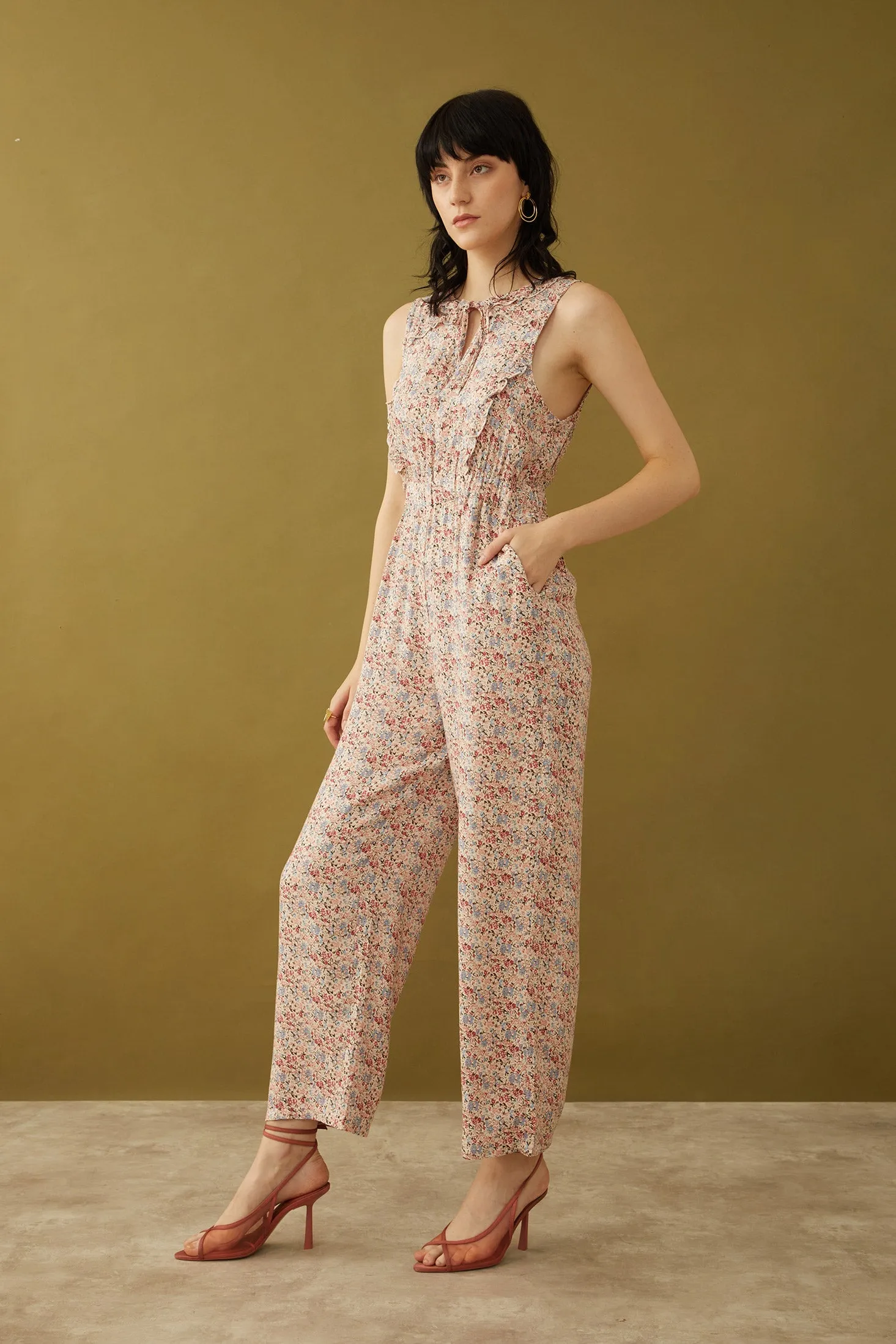 Bohera Nakoa Floral Ruffle Jumper sold by Myra Bag product image thumbnail 2