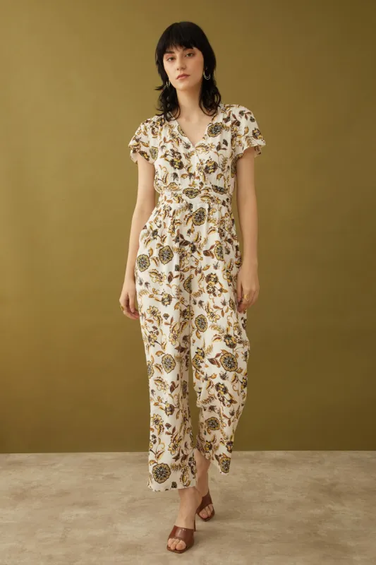 Bohera Jordana Floral Jumpsuit sold by Myra Bag