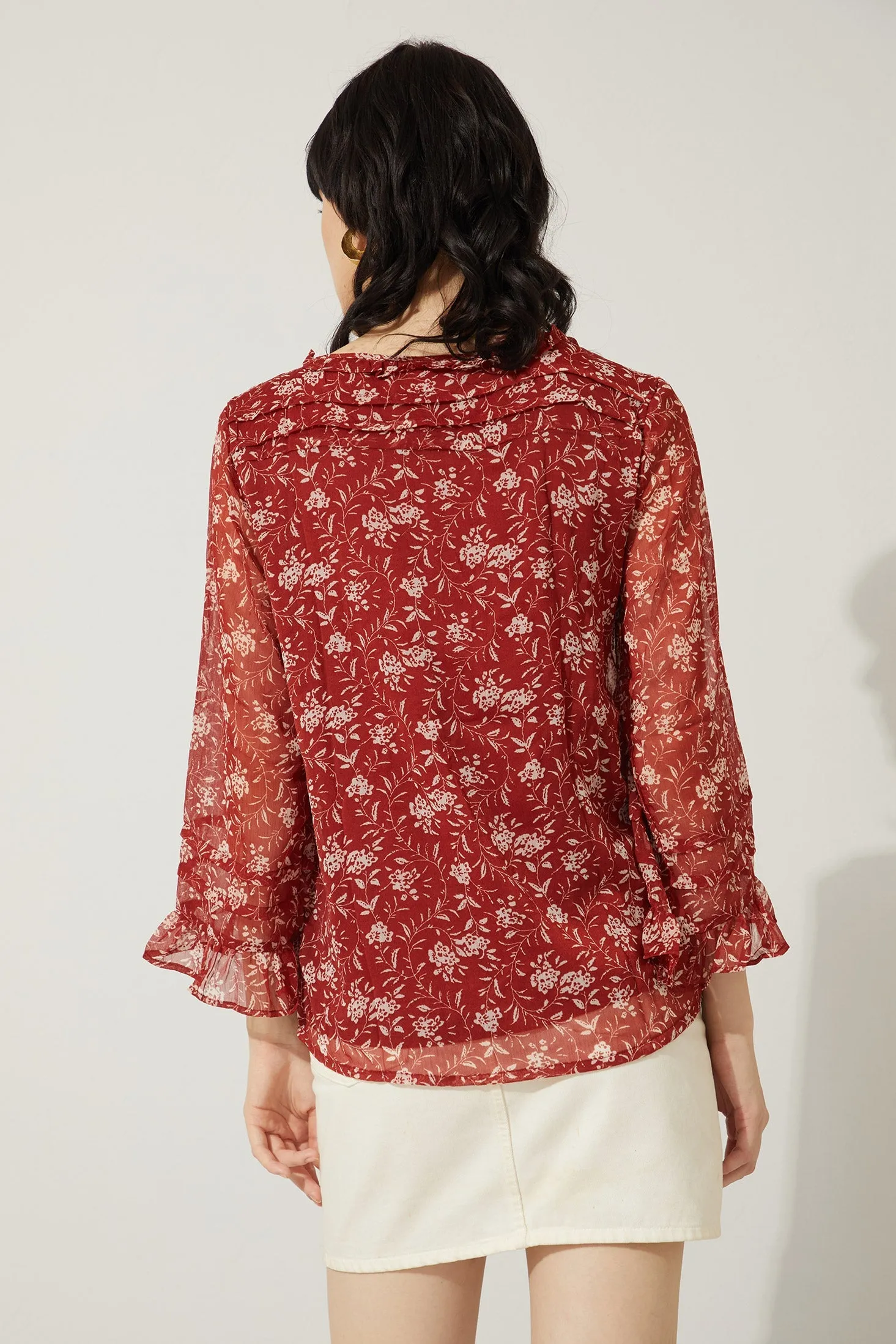 Bohera Francisca Floral Shirt sold by Myra Bag product image thumbnail 5