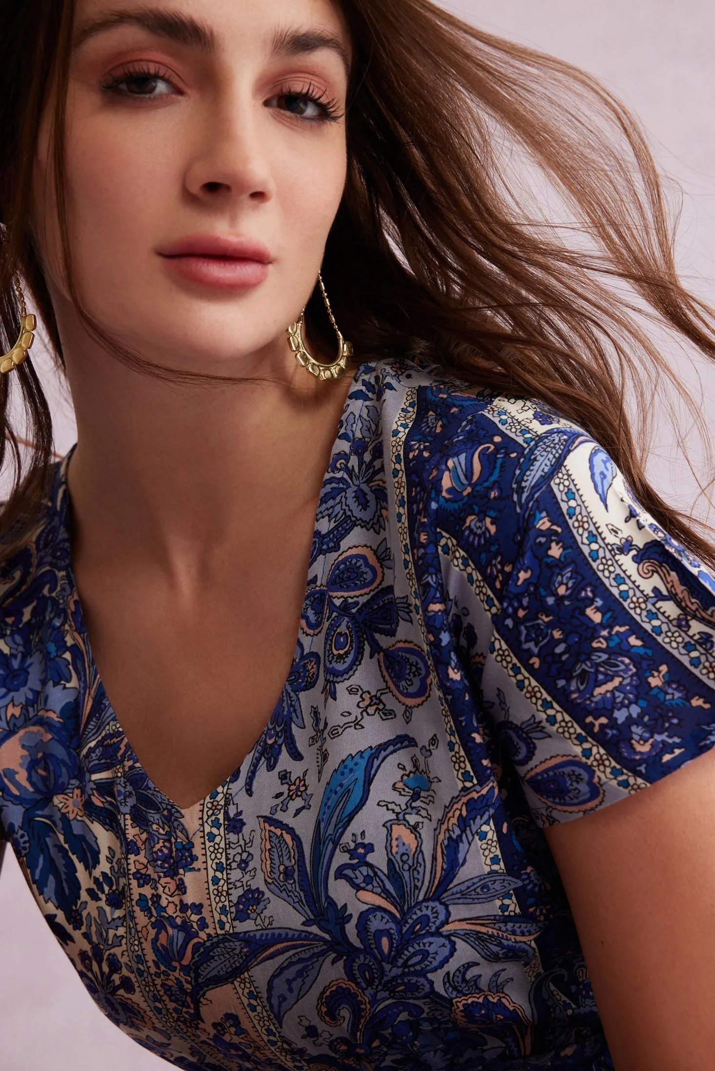 Bohera Tamara Drape Tiered Maxi Dress sold by Myra Bag product image thumbnail 2