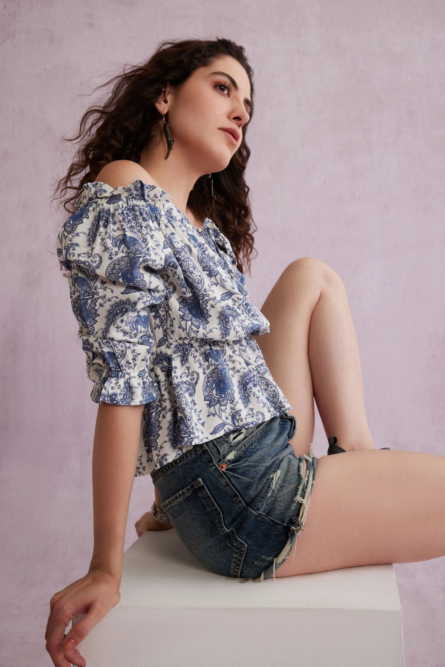 Bohera Junie Off-The-Shoulder Top sold by Myra Bag product image thumbnail 2