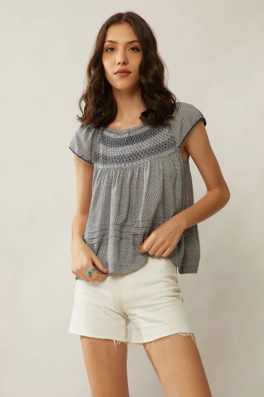 Bohera Cambry Dee Washed Top sold by Myra Bag