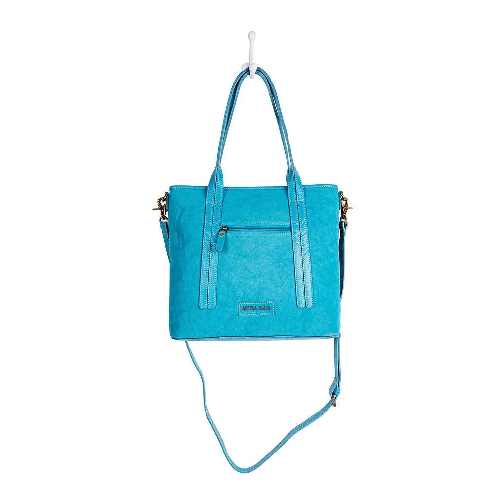Blue Ridge Carolina Canvas & Hairon Handbag sold by Myra Bag product image thumbnail 4