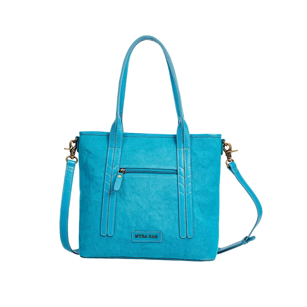 Blue Ridge Carolina Canvas & Hairon Handbag sold by Myra Bag product image thumbnail 2