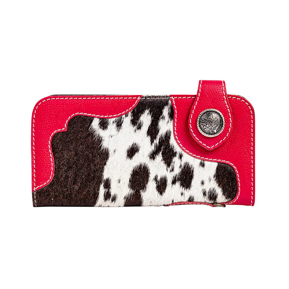 Elkerson Ridge Wallet In Red sold by Myra Bag