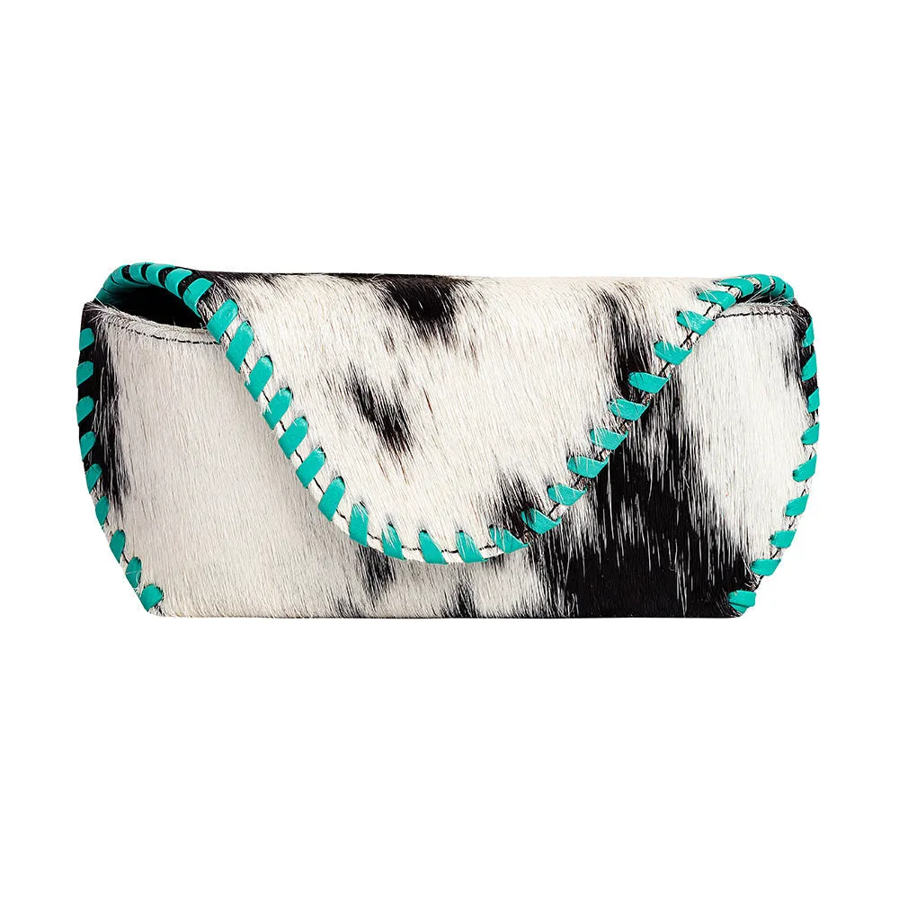 Buena Vista Sun glasses Case in Black & White sold by Myra Bag