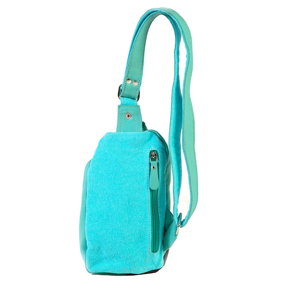 Robnette Ranch Fanny Pack Bag In Turquoise sold by Myra Bag product image thumbnail 3