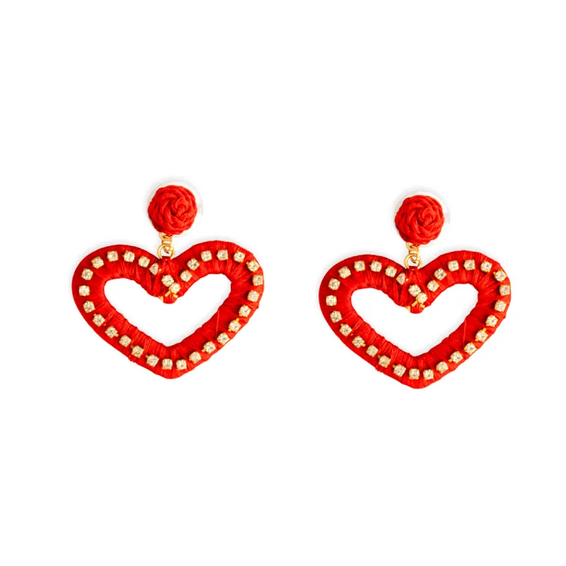 I Love You Heart Earrings sold by Myra Bag