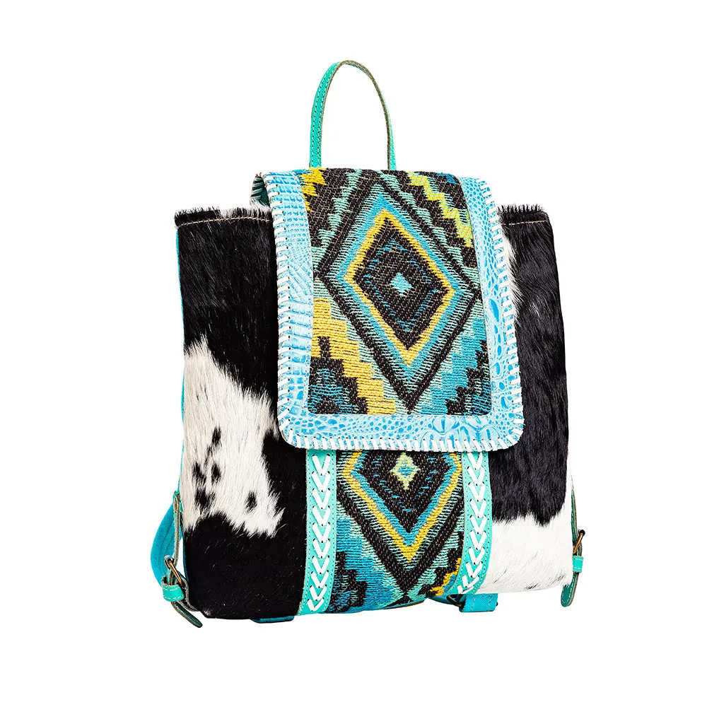 Tonga Ridge Backpack In Turquoise sold by Myra Bag product image thumbnail 2