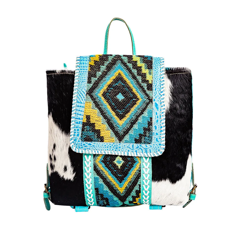Tonga Ridge Backpack In Turquoise sold by Myra Bag