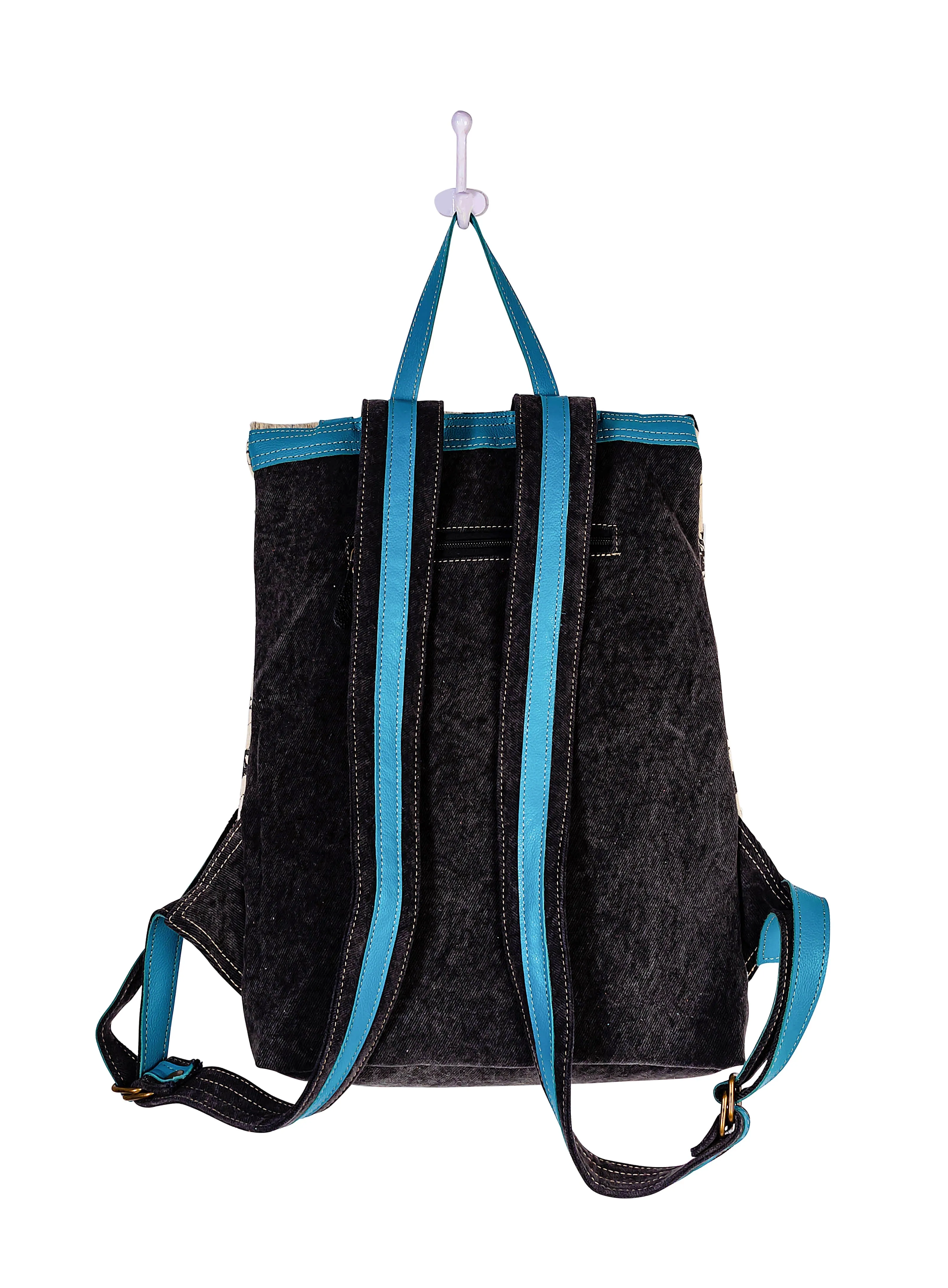Le Medallion Rider Backpack In Blue sold by Myra Bag product image thumbnail 5