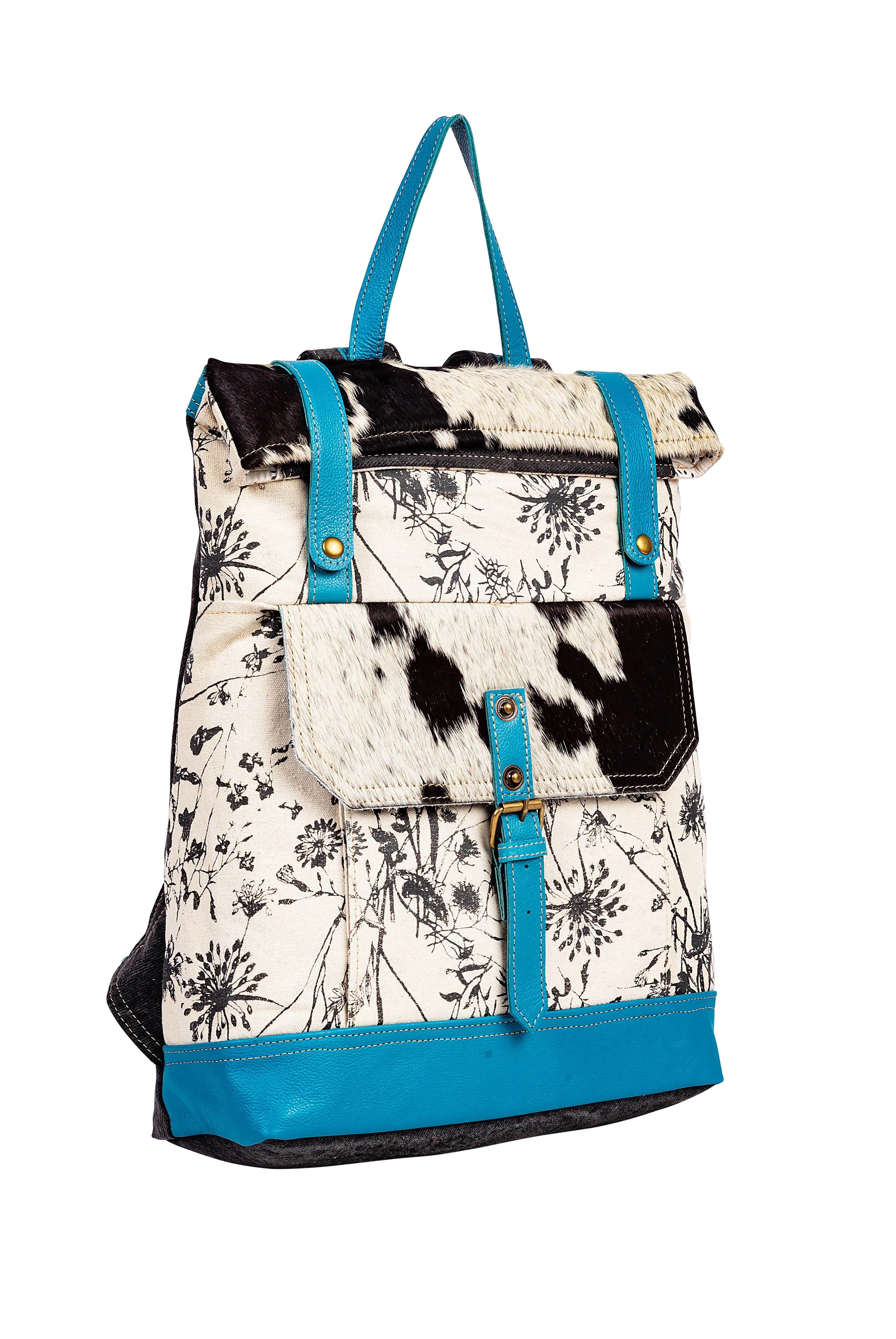 Le Medallion Rider Backpack In Blue sold by Myra Bag product image thumbnail 2