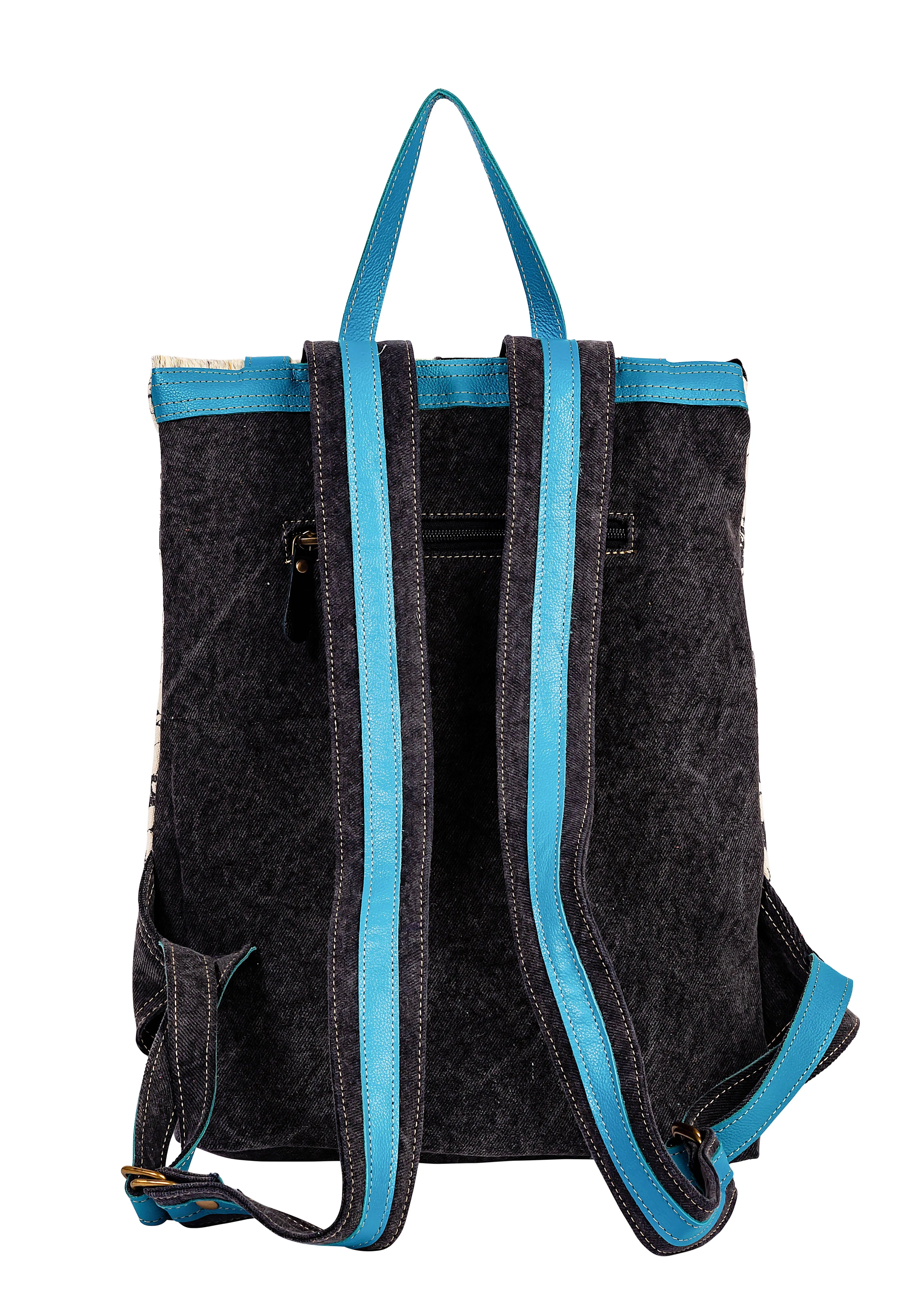 Le Medallion Rider Backpack In Blue sold by Myra Bag product image thumbnail 3