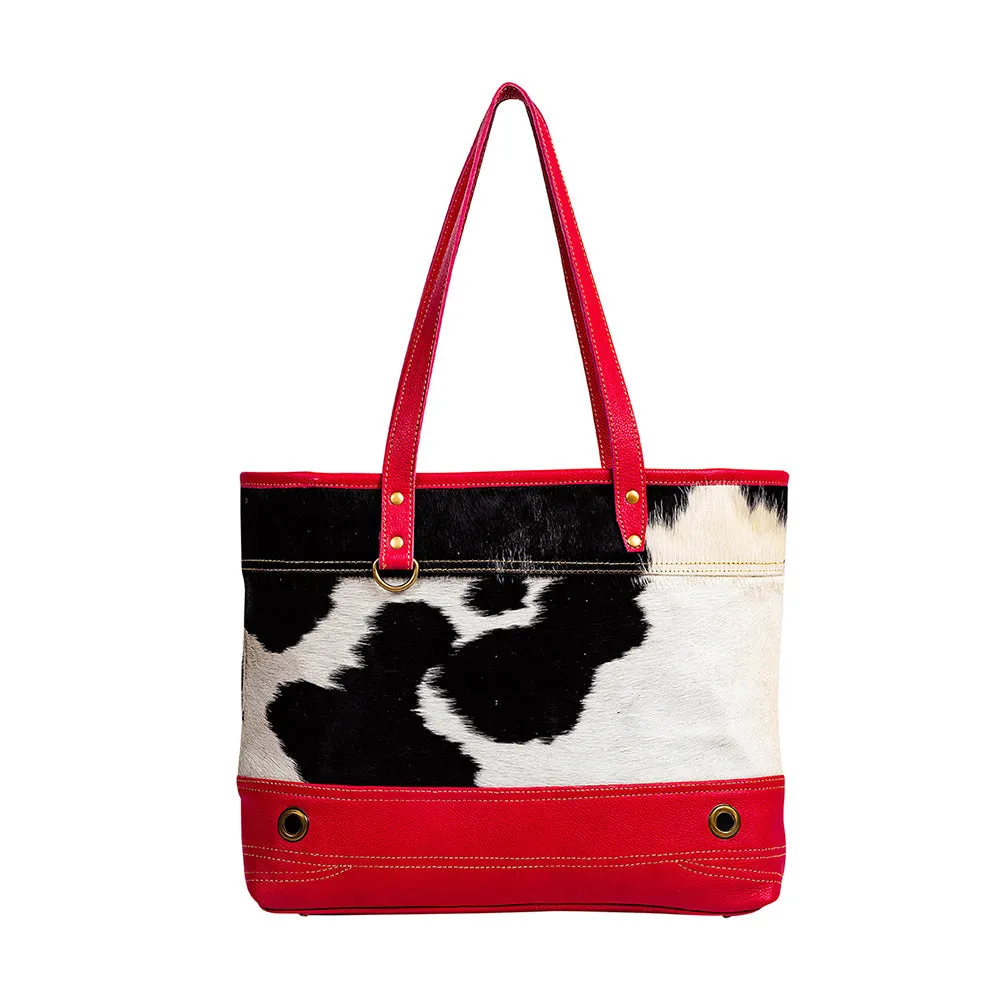 Letterstone Trail Leather & Hairon Bag sold by Myra Bag