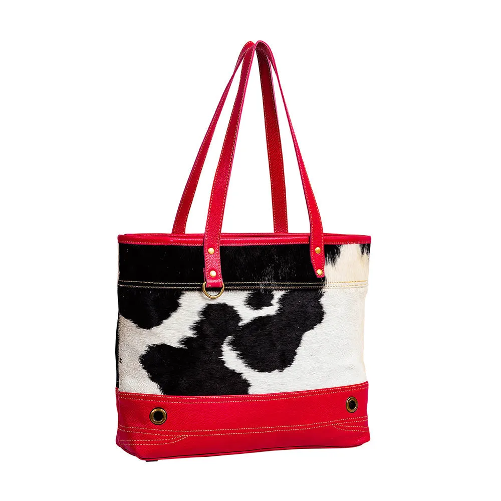 Letterstone Trail Leather & Hairon Bag sold by Myra Bag product image thumbnail 2