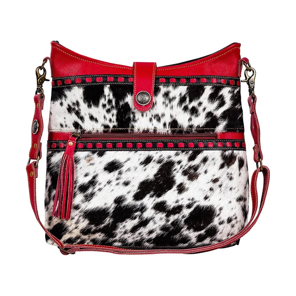 Letterstone Trail Canvas & Hairon Bag sold by Myra Bag