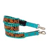 Bear Claw Ridge Hand-tooled Leather Strap sold by Myra Bag