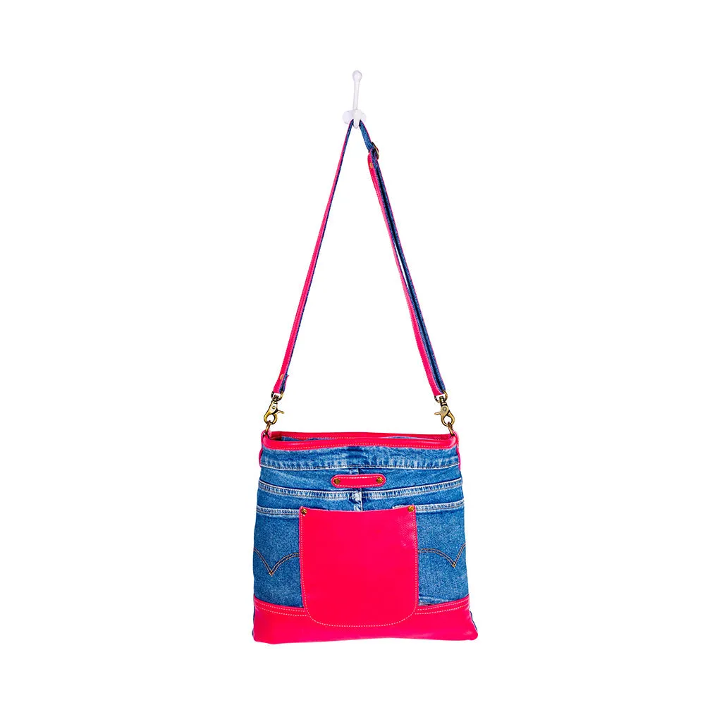 Charley Denim Shoulder Bag sold by Myra Bag product image thumbnail 5