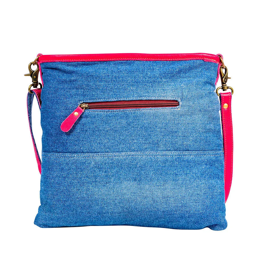 Charley Denim Shoulder Bag sold by Myra Bag product image thumbnail 3