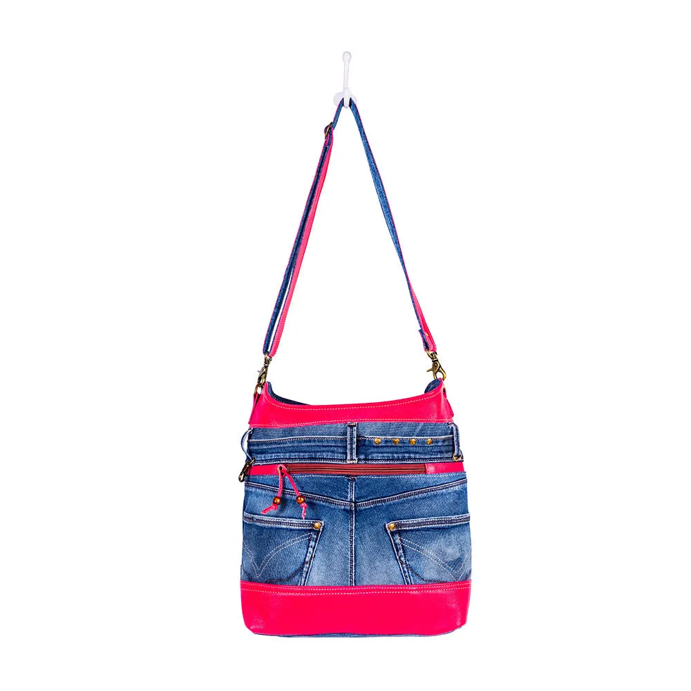 Charley's Denim Shoulder Bag sold by Myra Bag product image thumbnail 5